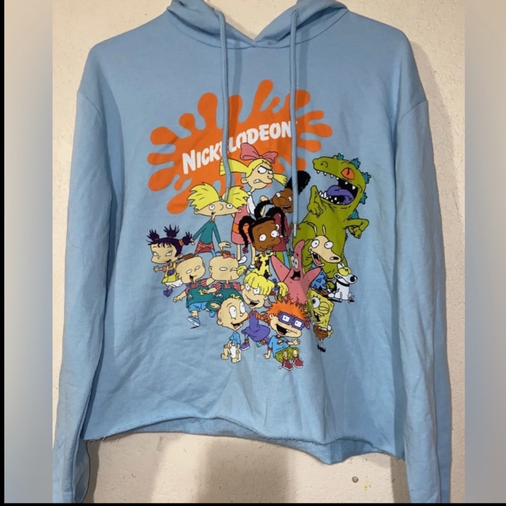 Nickelodeon 90s graphics womens hoodie  NWT
